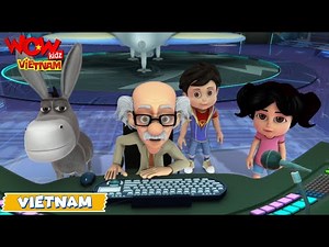 bông hoa khổng lồ | Vir The Robot Boy In Vietnamese | S02E06 | Cậu Bé Robot Vir | Vietnamese Cartoon