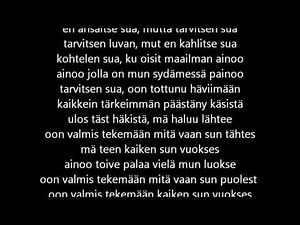 Cant be F. Leija Heiskanen - Mä tarvitsen sua