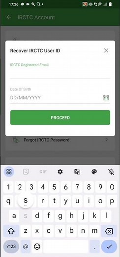 How to Recover IRCTC User ID