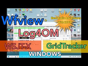 Super DX Combo - Wfview Log4OM WSJT-X GridTracker