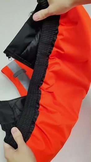 ProtectX Winter Safety Vest Insulated High Visibility Construction Vest With Pockets