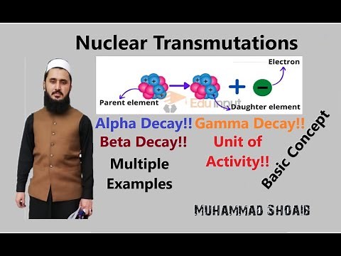 Nuclear Transmutations |Lec#04 |Class10/12 |Radioactivity