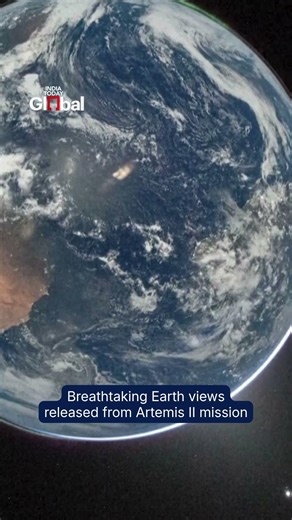 NASA Artemis II Astronauts Reveal Stunning First Images Of Earth From Deep Space Mission