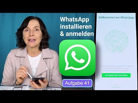 Install and log in to WhatsApp on your Samsung. Smartphone course with Samsung, part 41.