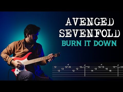 Avenged Sevenfold - Burn It down Guitar Cover TABS