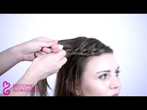 Amazing easy Knotted Braid with Two Strands - Become Gorgeous
