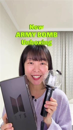 New ARMY BOMB is stunning!😭 I can’t wait to bring this to the BTS World Tour 2026💕 #bts #btsarmy #btsxarmy #btsmerch #btsarmyforever
