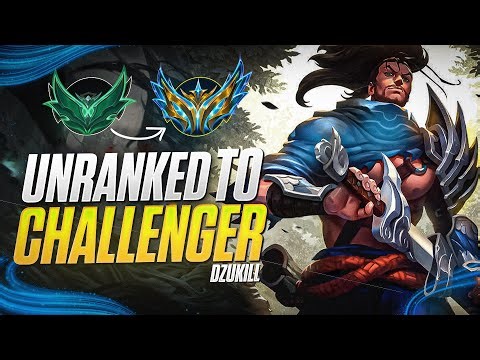 Yasuo Top UNRANKED to CHALLENGER - Emerald