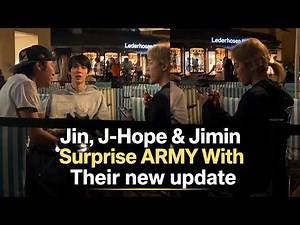 BTS New Update: Jin, J-Hope & Jimin Surprise ARMY With Their Latest Moments 💜