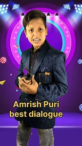 Amrish Puri best dialogue 👍 #AmrishPuri #reels #viral #bollywood #dialogue #indianidol | Aj indian Hero