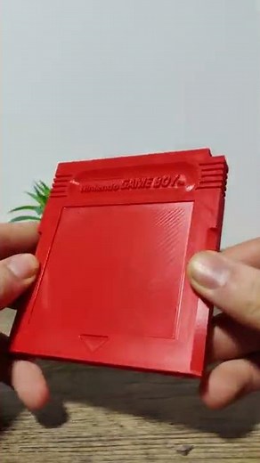 How To Make Your Own Retro Gameboy Cartridge Decoration #3dprinted