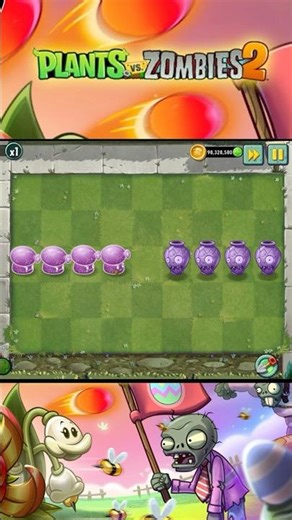 Random 4 Plants Vs Random 4 Zombies Part 2 #shorts #pvz2