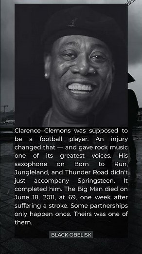 Springsteen Had the Words. Clemons Had the Sound That Made Them...