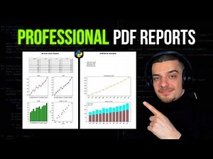 Professional PDF Reports with Matplotlib in Python