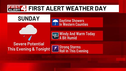 Sunday is a First Alert Weather Day with a potential for severe storms tonight and overnight | KMOV