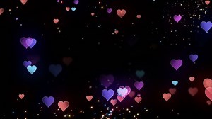 Colorful Heart Particles Floating Little Hearts Stock Footage Video (100% Royalty-free) 29222533 | Shutterstock