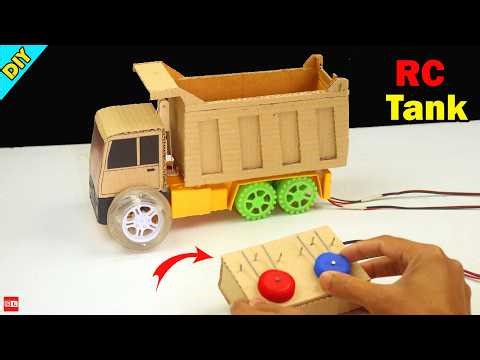 How to Make RC Dump Truck from Cardboard
