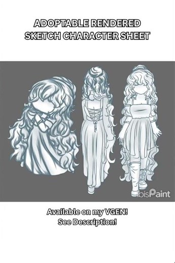 First Adoptable Character Sheet! #charactersheet #art #artist #sketch #artreveal
