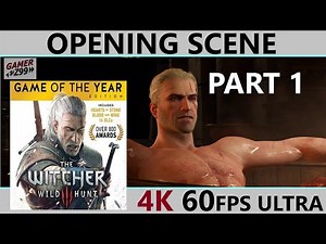 The Witcher 3 | Opening Scene - Part 1 (Game of the Year Edition) [4K 60FPS Ultra HD] Gameplay