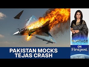 Pakistani Accounts Target India After Tejas Crash Kills IAF Pilot in Dubai | Vantage | Palki Sharma