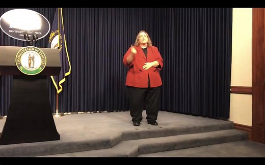 105K views · 3.3K reactions | Everyone's favorite ASL translator, Virginia Moore, interpreted a video of McCracken County High School students performing a social distance version of "We Go Together" at the end of Gov. Beshear's press conference today. How awesome is she? | LEX 18 | Facebook