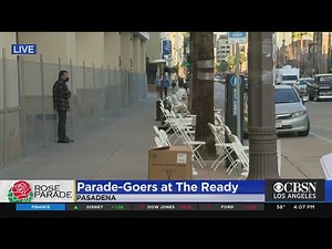 Spectators Claim Spots Ahead Of 133rd Rose Parade