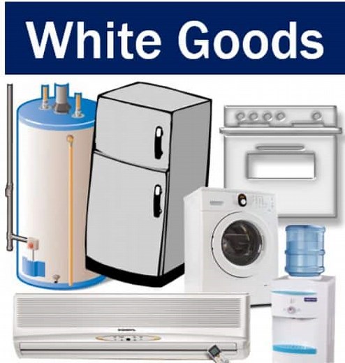 White goods - definition and meaning