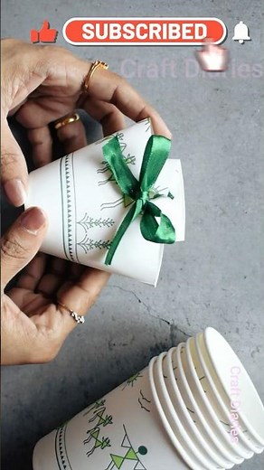 DIY Father’s Day Gift Box | Easy Gift Box | Paper Cup Gift Ideas #fathersday