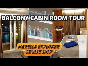Marella Explorer Cruise Ship - BALCONY CABIN ROOM TOUR - Room 8163