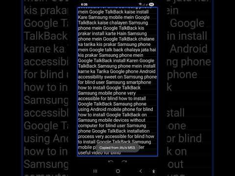 Samsung TalkBack and Google TalkBack install uninstall confusion part 2 everyone should watch this