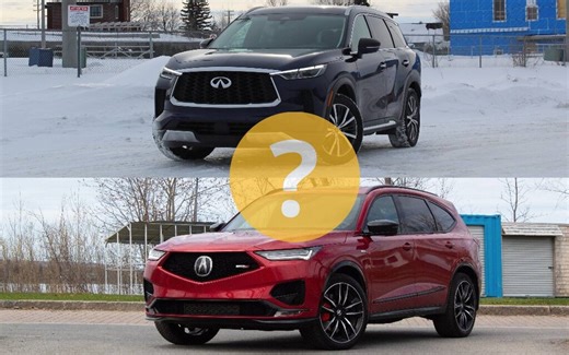 Quoi choisir entre l'Acura MDX et l'Infiniti QX60?
