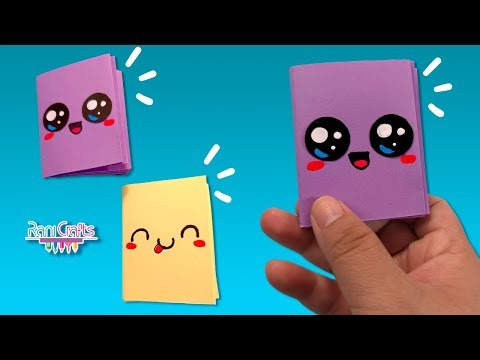 HOW TO MAKE MINI NOTEBOOKS FROM ONE SHEET OF PAPER 📄📘 EASY DIY