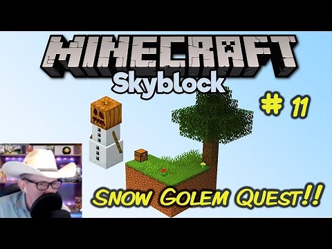 CubeCraft SkyBlock Playthrough – Cold to the Touch – Snow Golem
