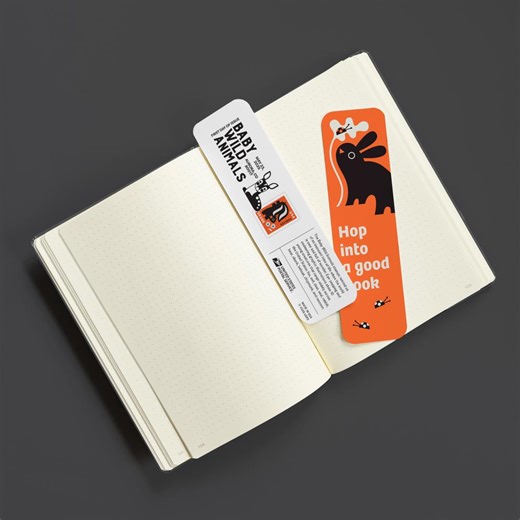 Baby Wild Animals Bookmark — Stamps Forever