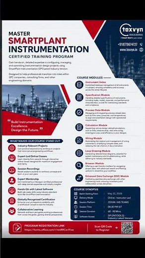 "SmartPlant Instrumentation (SPI) Full Training Program — Beginner to Certified" #career