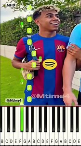 When Haaland Saves Yamal 💀 ‪@Mtime4‬ - Piano Tutorial