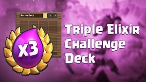 THIS deck vs. HUT SPAM Deck - TRIPLE ELIXIR Challenge - Clash Royale