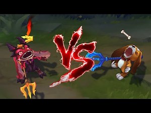 작은 악마 피즈 VS 피즈멍 롤 스킨 비교 [Little Devil Fizz Skin VS Fuzz Fizz Skin]