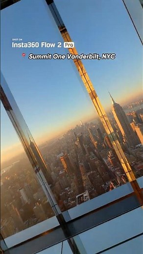 Rotating Camera Movement at Summit One Vanderbilt | Insta360 Flow 2 Pro