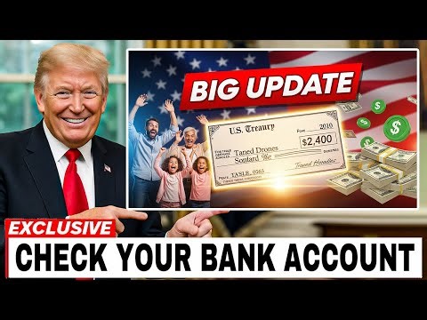 BIG UPDATE: Trump’s $2,400 Stimulus Bill Signed | Millions Set to Receive Checks in Days
