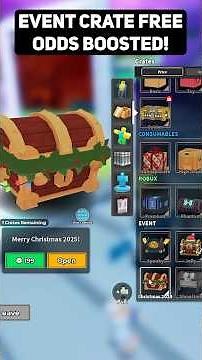 Free Event Crate Chances BOOSTED! #tds #roblox #gaming #christmas #event #towerdefensesimulator