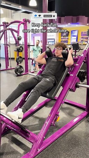 How to Use the Hack Squat Machine at Planet Fitness (Proper Form ✅) #gymworkout #legday #1stphorm