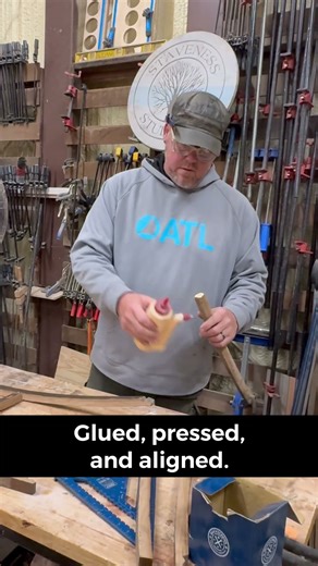 I made a Christmas snowflake from a Whiskey Barrel 🎄 | Reclaimed Wood Transformation #Shorts