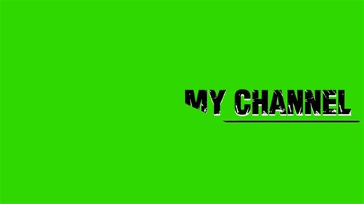 Welcome To My Channel, Channel, Intro. Free Stock Video