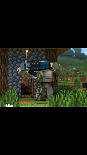 👆FULL HD VIDEO minecraft iron golem vs pillagers #minecraft #minecraftsurvival