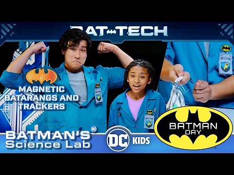 Batman's Science Lab | Magnetic Batarangs and Trackers: Magnetism & Electricity | @dckids