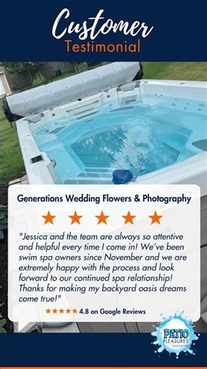 Making Backyard Oasis Dreams Come True. Swim Spa Owner Testimonial.