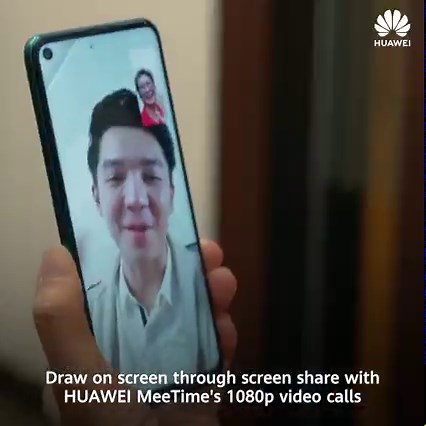 With HUAWEI MeeTime's 1080p video calls and screen share, teaching your parents wouldn't be a problem. Communicate clearly whatever it may be. | Huawei Mobile