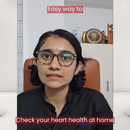 An easy way to check your heart health at home #hearthealth Dr. Jisha V| Vitalis Health