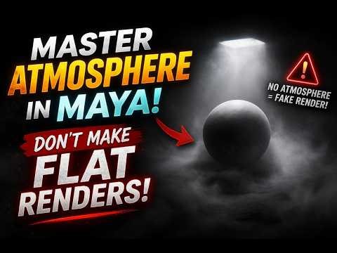 Atmosphere in Maya (Arnold) | Don’t Make Flat Renders! Beginner Tutorial